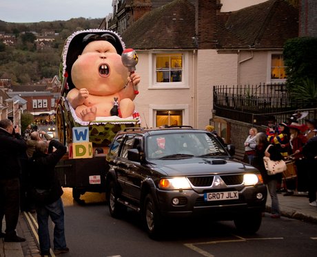 effigy of Kim Jong Un