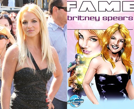 Britney Spears and her cartoon