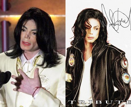 Michael Jackson and his cartoon