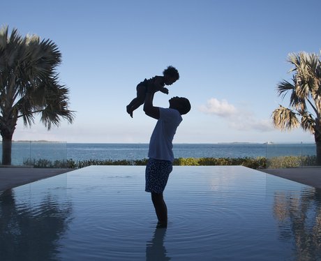 Jay Z and Blue Ivy Carter on holiday
