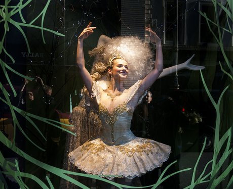 ballerina in fenwick store window