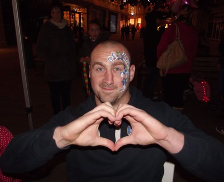 Heart Angels: Bath Christmas Lights