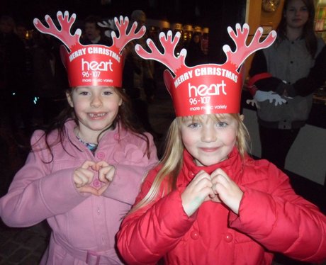 Heart Angels: Rochester Christmas Light Switch On