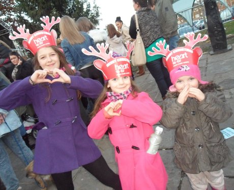 Heart Angels: Rochester Christmas Light Switch On