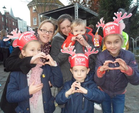 Heart Angels: Rochester Christmas Light Switch On