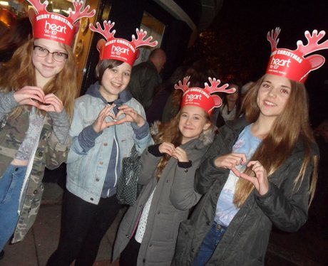 Heart Angels: Rochester Christmas Light Switch On
