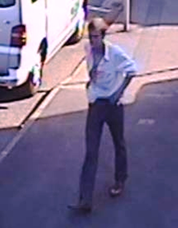 British transport police CCTV of man