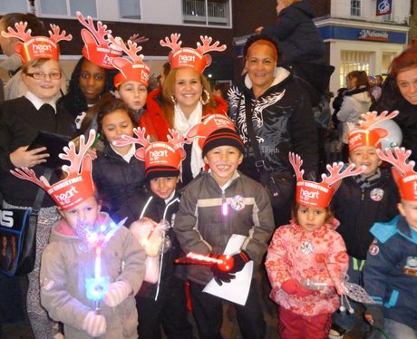 Heart Angels: Gillingham Christmas Light Switch On