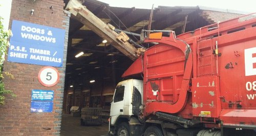 Lorry Crashes Into Building In Watford