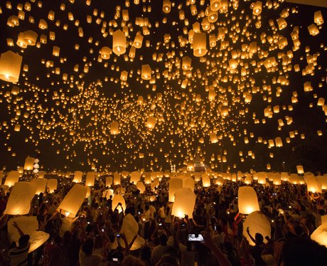 lights at thai festival