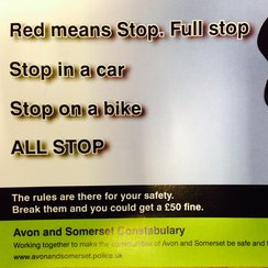 A&S safety message Cyclists & Motorists