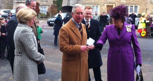 Prince Charles Visits Malmesbury