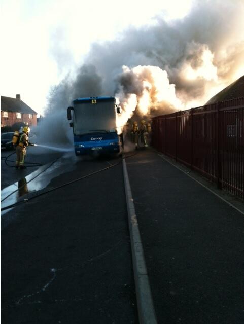 bus fire