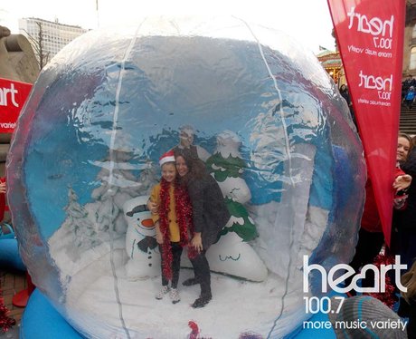 ive it some Heart - Snow Globe Family Day at the B