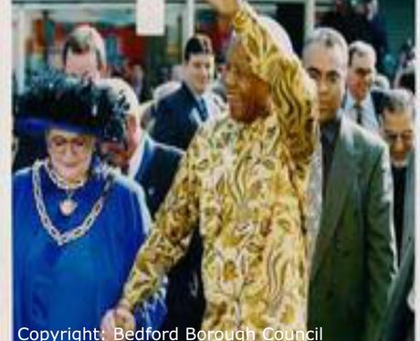 Visit by Nelson Mandela to Bedford