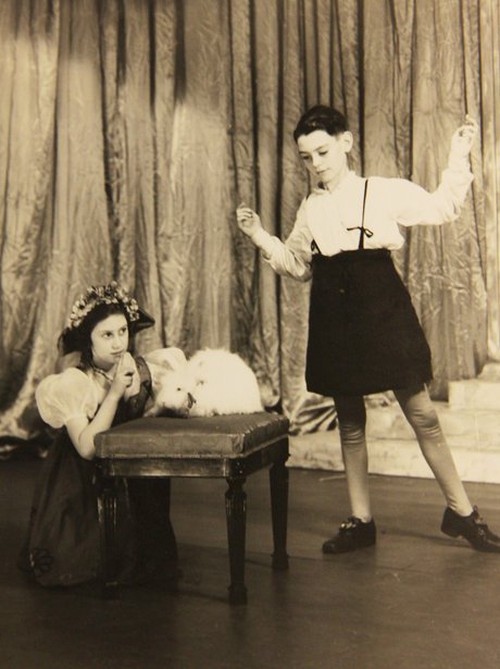 Princess Margaret and Cyril Woods in costume