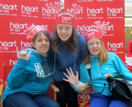 The Heart Angels went to the Arndale centre in Eas