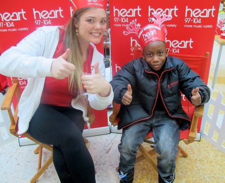 The Heart Angels went to the Arndale centre in Eas
