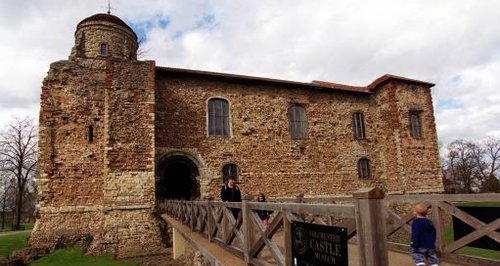 The entrance to Colchester Castle