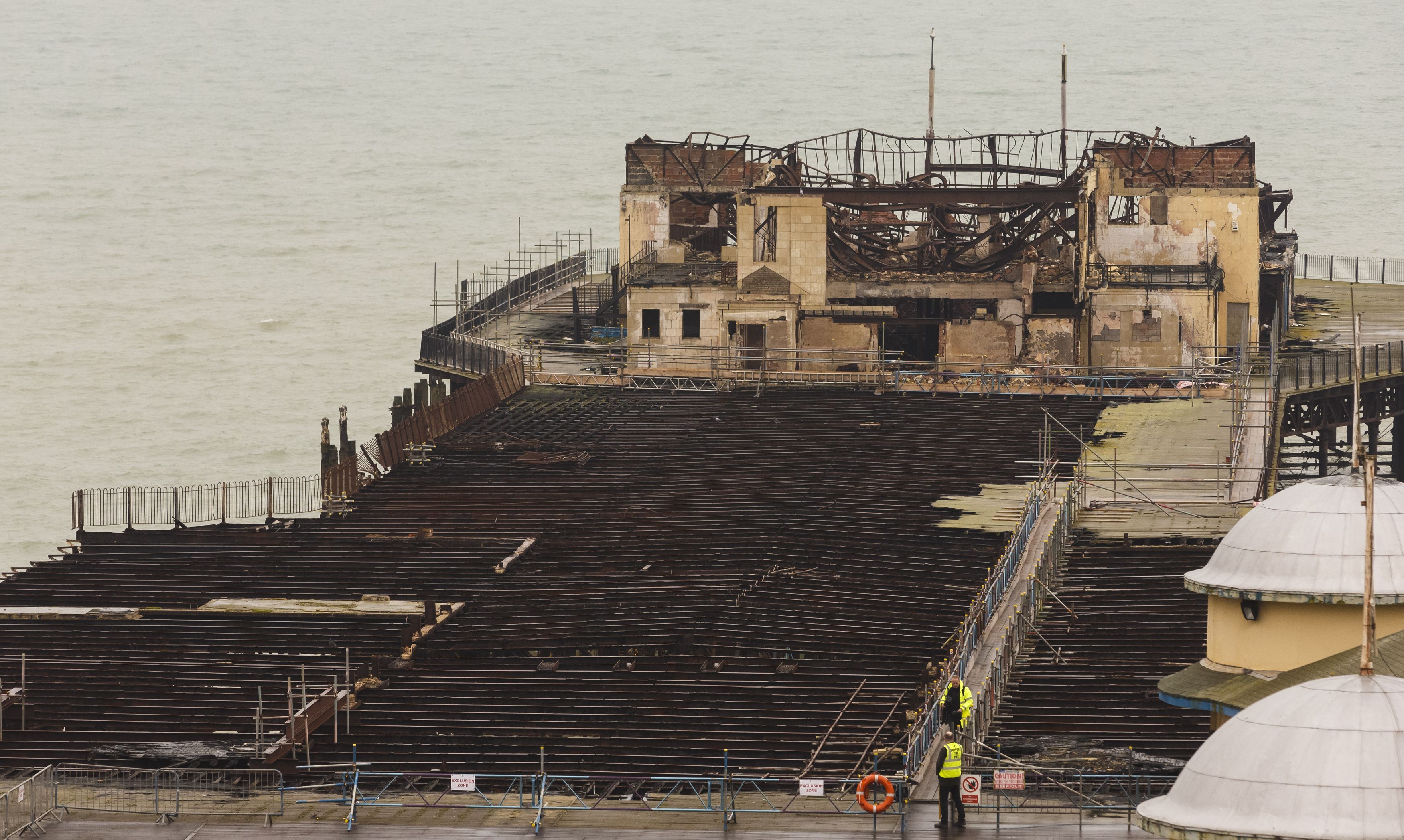 Fire Ravaged Hastings Pier