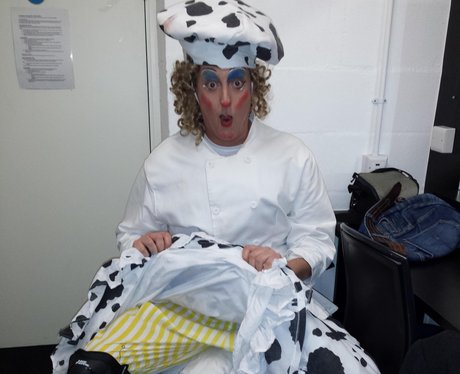 James and Charlie In Panto