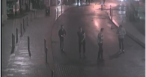 CCTV of 4 men in torquay