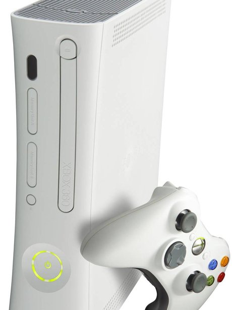 White Microsoft Xbox 360