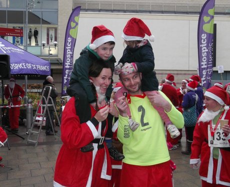 Hospice of St Francis Santa Dash 2013