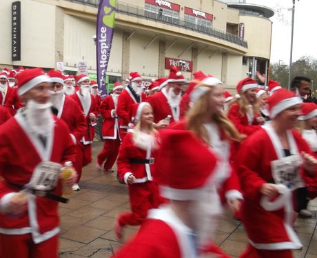 Hospice of St Francis Santa Dash 2013