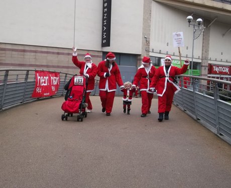 Hospice of St Francis Santa Dash 2013