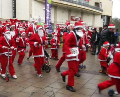 Hospice of St Francis Santa Dash 2013