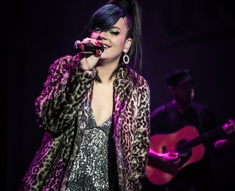 Lily Allen live on stage