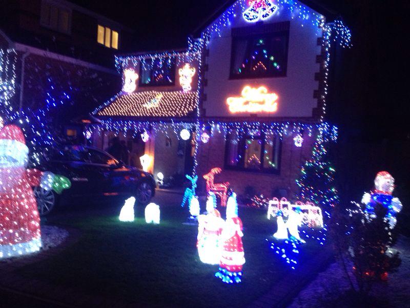 Christmas lights Hedge End