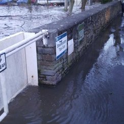 Flood barrier at Shirehampton