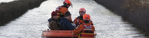 BARB rescue pensioner in Muchelney