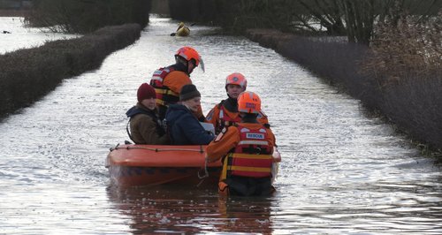 BARB rescue pensioner in Muchelney