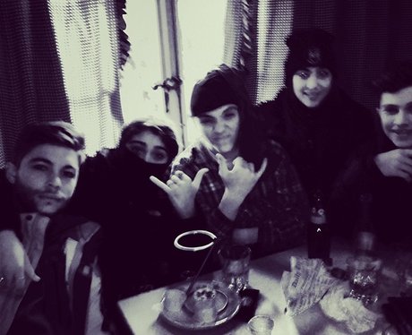 Madonna's kids out for dinner