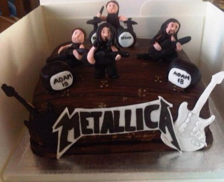 Metallica - Celebrities Immortalised In Cake - Heart