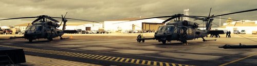 Helicopters at RAF Lakenheath Memorial