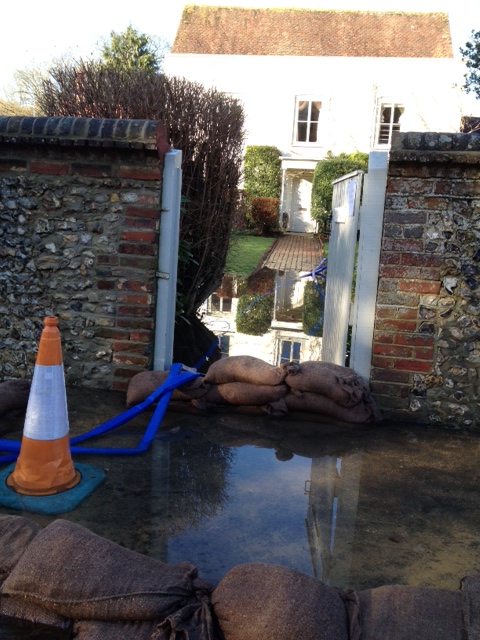 Hambledon flooding January 2014