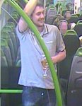 CCTV released after a man glassed on train