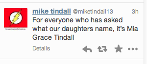 Mike Tindall's Twitter