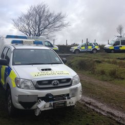 Police response to bomb found on Exmoor