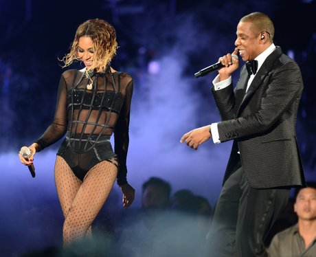 Beyonce and Jay Z live at the Grammy Awards 2014
