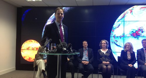 Nick Clegg at Oxford Harwell Campus
