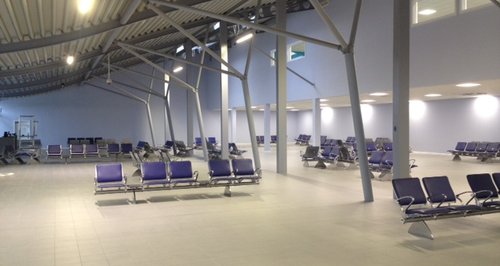 The new departure lounge will be four times the size of the old one.