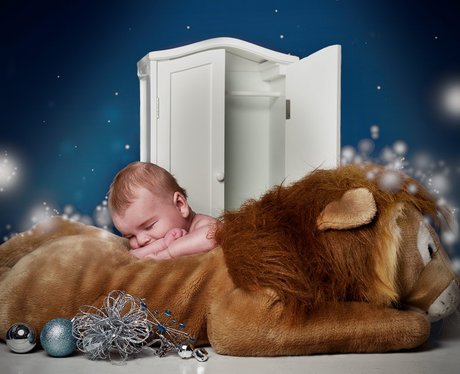 A baby in The Lion, The Witch & the wardrobe
