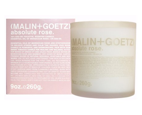 Malin+Goetz Absolute Rose Candle