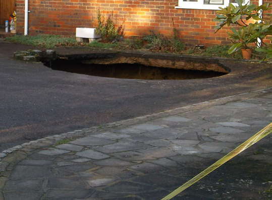 Sinkhole High Wycombe 2