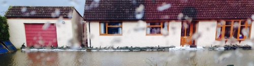 Somerset floods 2014 farm at Northmoor